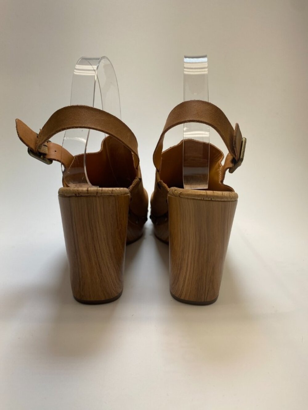 Kork-Ease Womens Brown Cork Leather Heel Sz 11m - Picture 7 of 9